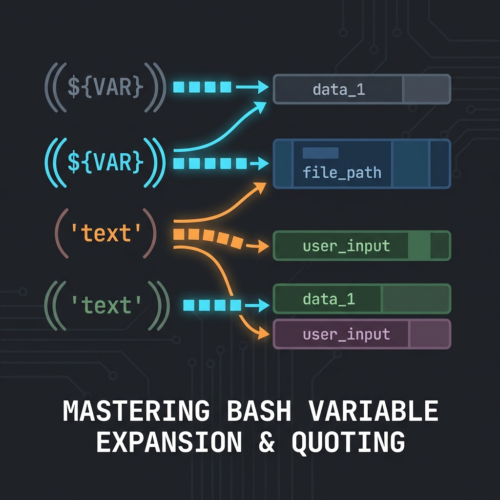 Visualization of variable expansion and quoting